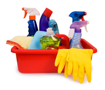 cleaning supplies for doors and windows