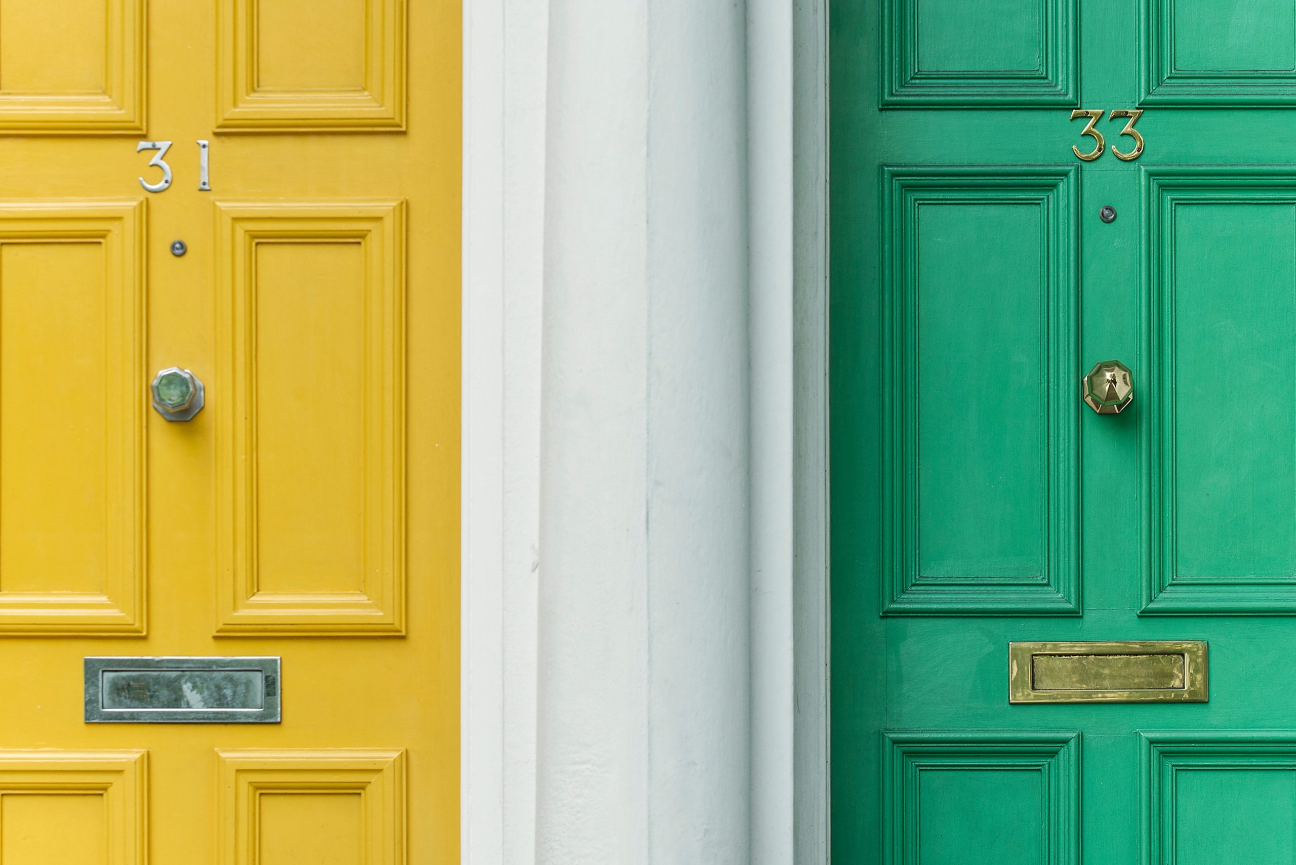 painted front doors