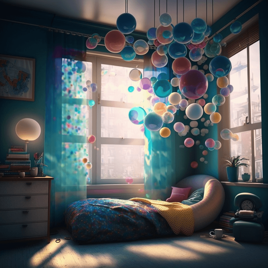 Bedroom inspired by Disney's InsideOut