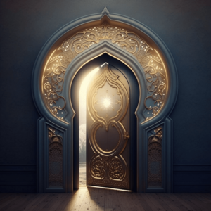 An internal door inspired by Disney's Aladdin