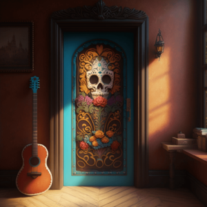 Internal door inspired by Disney's Coco