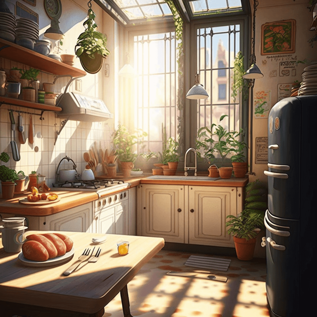 Kitchen inspired by Disney's Ratatouille