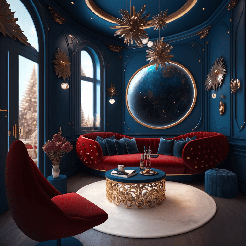 Living room inspired by Disney's Fantasia