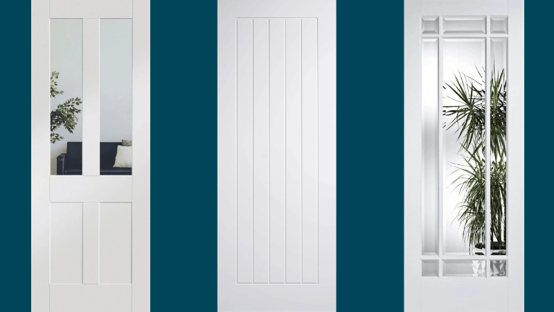 white primed doors