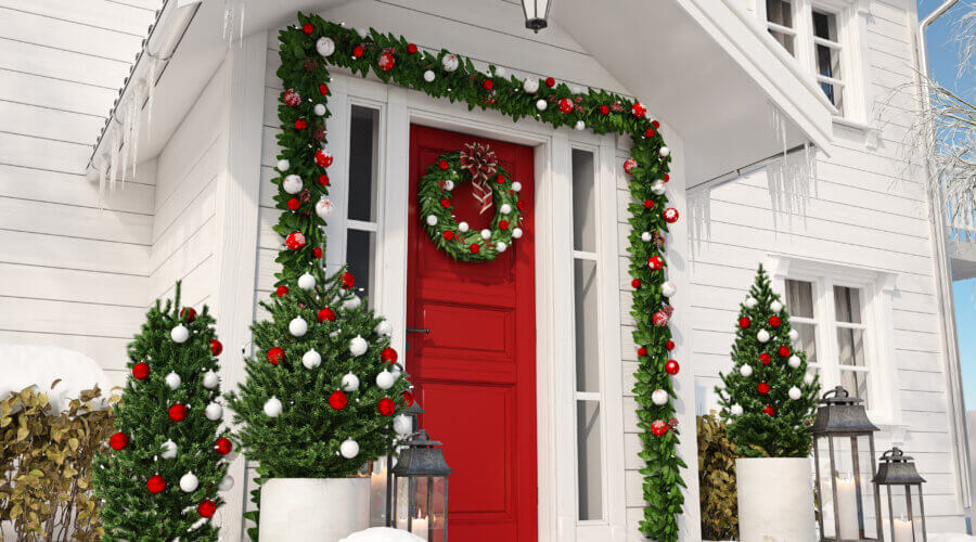 Christmas Doorscaping - Vivid Doors